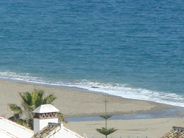 View of El Bombo Beach